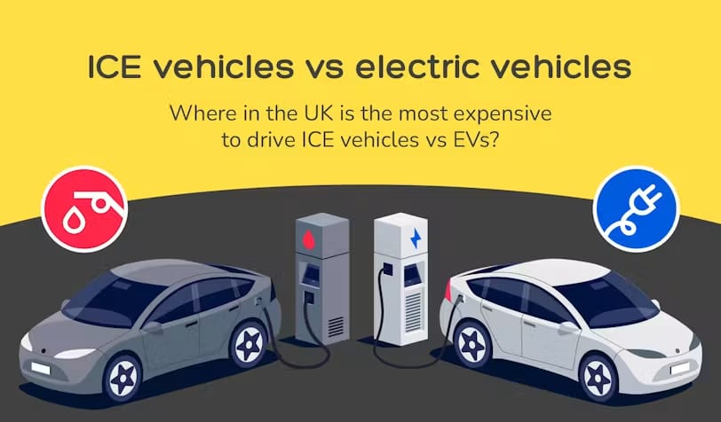 ICE vehicles vs electric vehicles